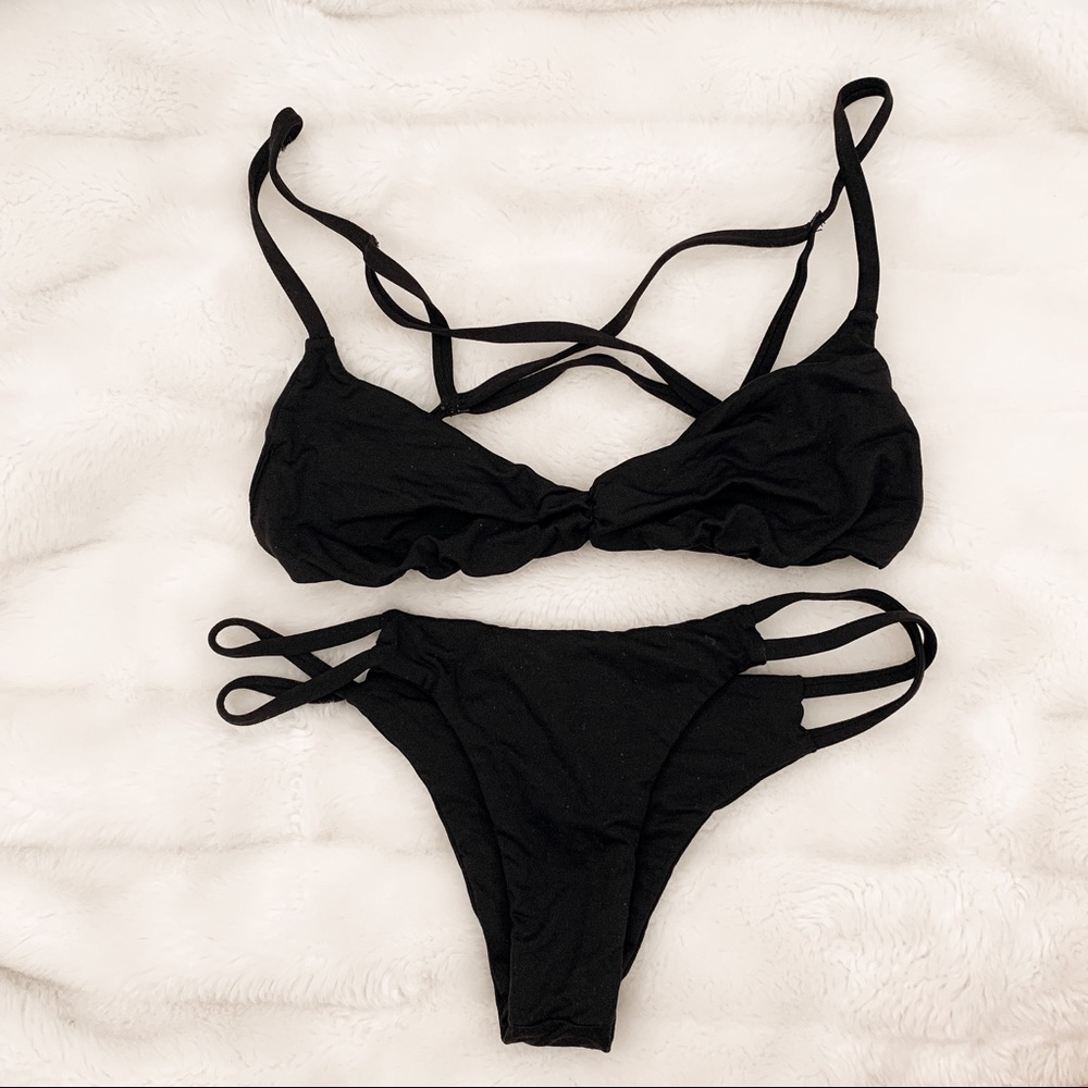 Planet Blue Bikini Black Medium